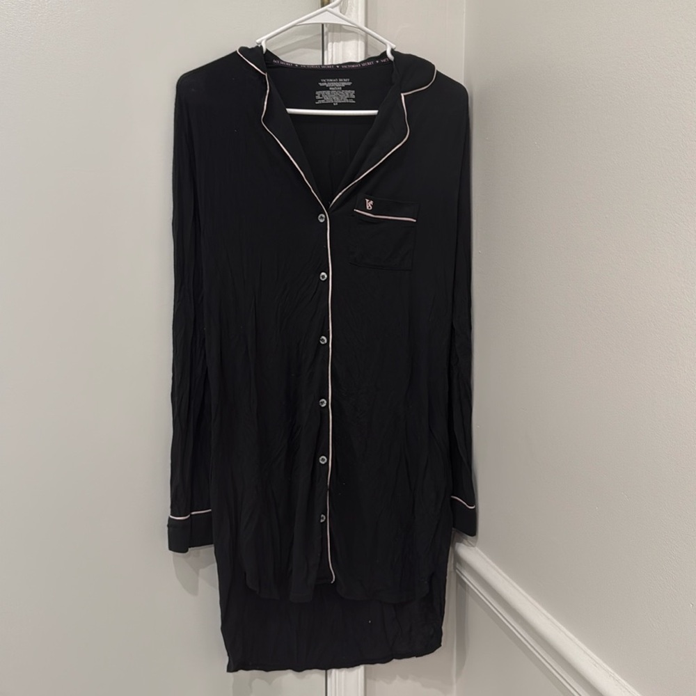 Victoria’s Secret button down night down sleep dress
